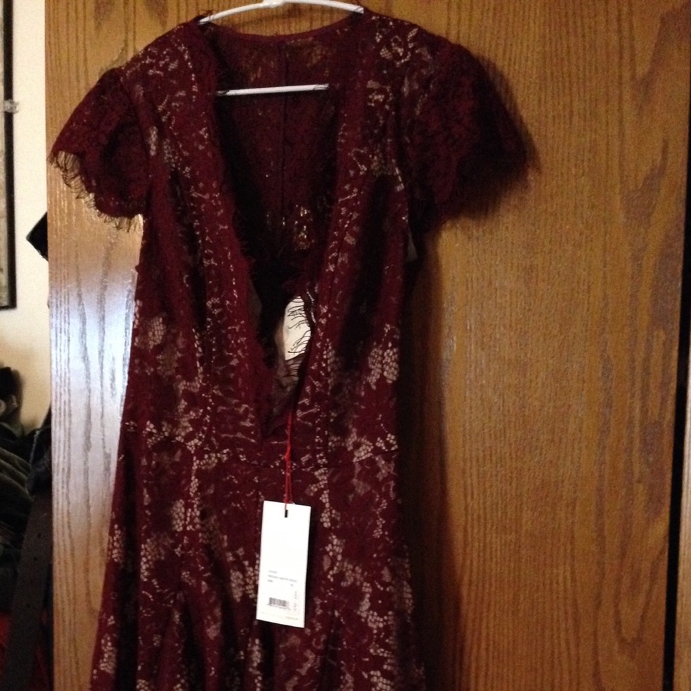 NWT FREE PEOPLE MINI LACE DRESS XS
